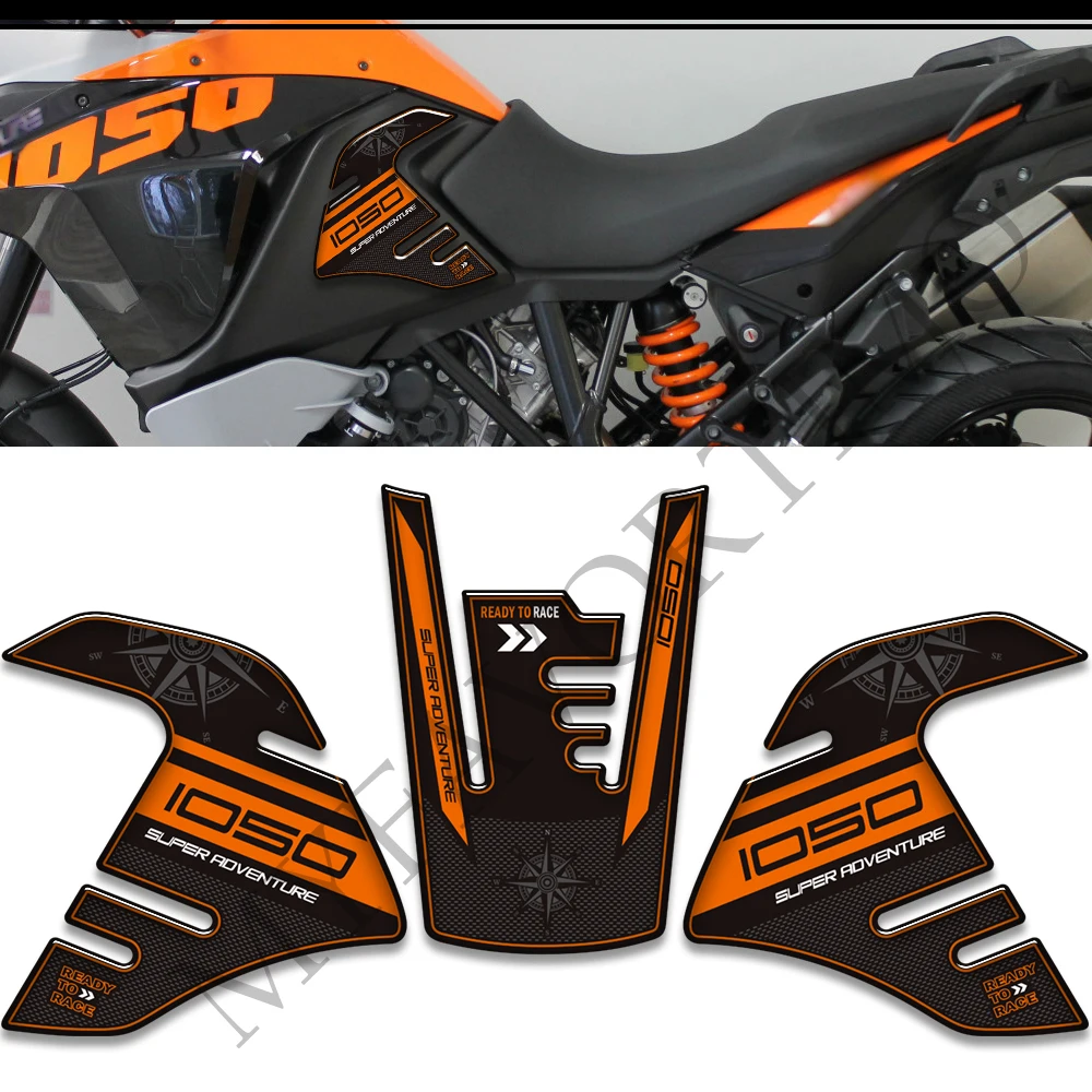 Для 1050 S R Super Adventure ADV мотоциклетная накладка на бак боковые ручки комплект для