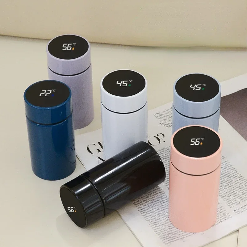 Temperature Filter Tee With Thermoses Water Stainless Steel Smart Cup Display Bottle Vacuum Intelligent Flasks