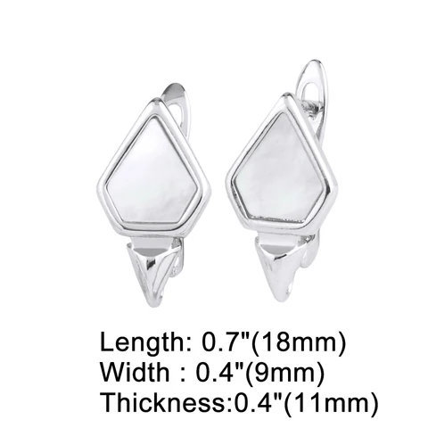 Крючки для сережек OCESRIO медные позолоченные