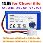 Аккумуляторная батарея для робота-пылесоса Chuwi ilife A4 A4s A6 A9,V7,V7s, 100% в, 14,8 мАч