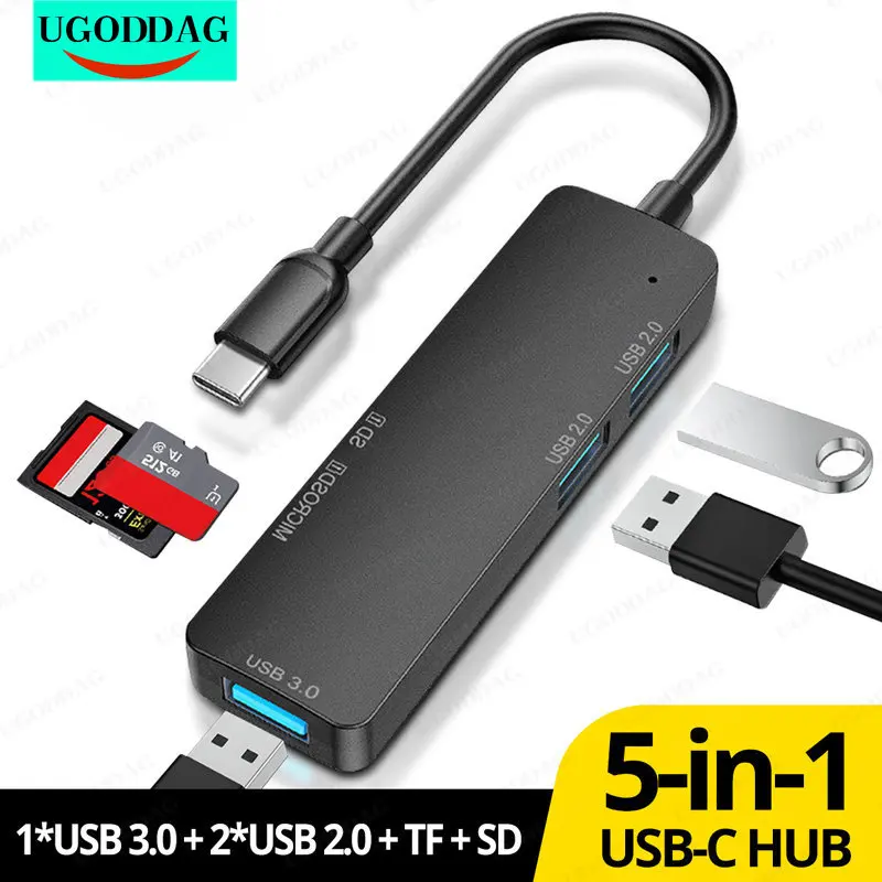 Устройство для чтения карт памяти USB C 3 0 5 в 1