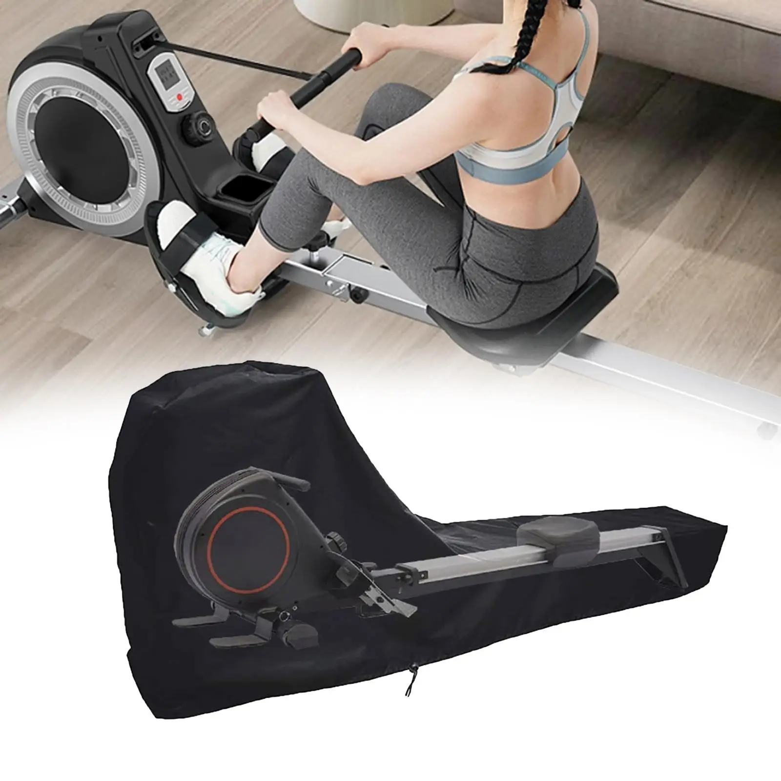 

Protective Cover for Rowing Machine Water Resistant And Foldable, Perfect for