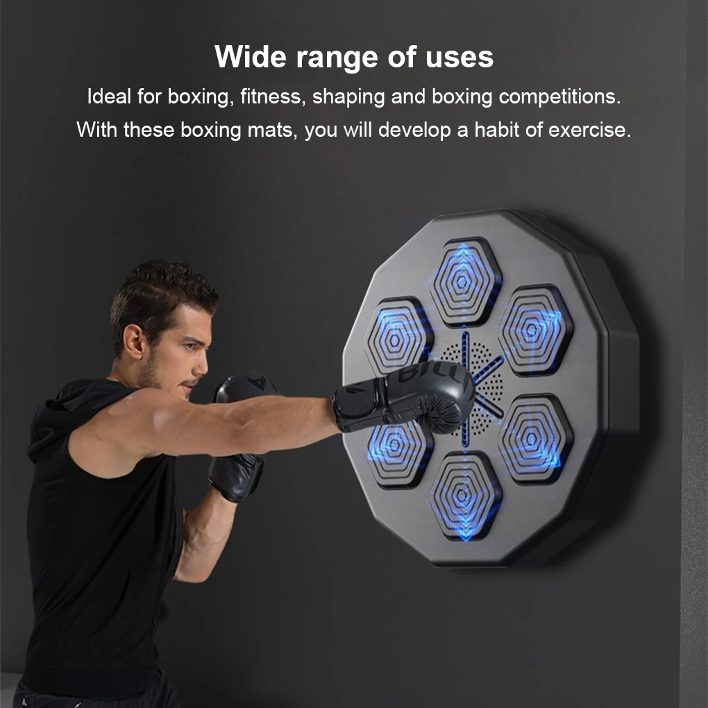 

Smart Wall Target Fun LED Sandbag Relaxing Reaction Hanging Music Boxing Machine Fitness Equipment Trainer Adults