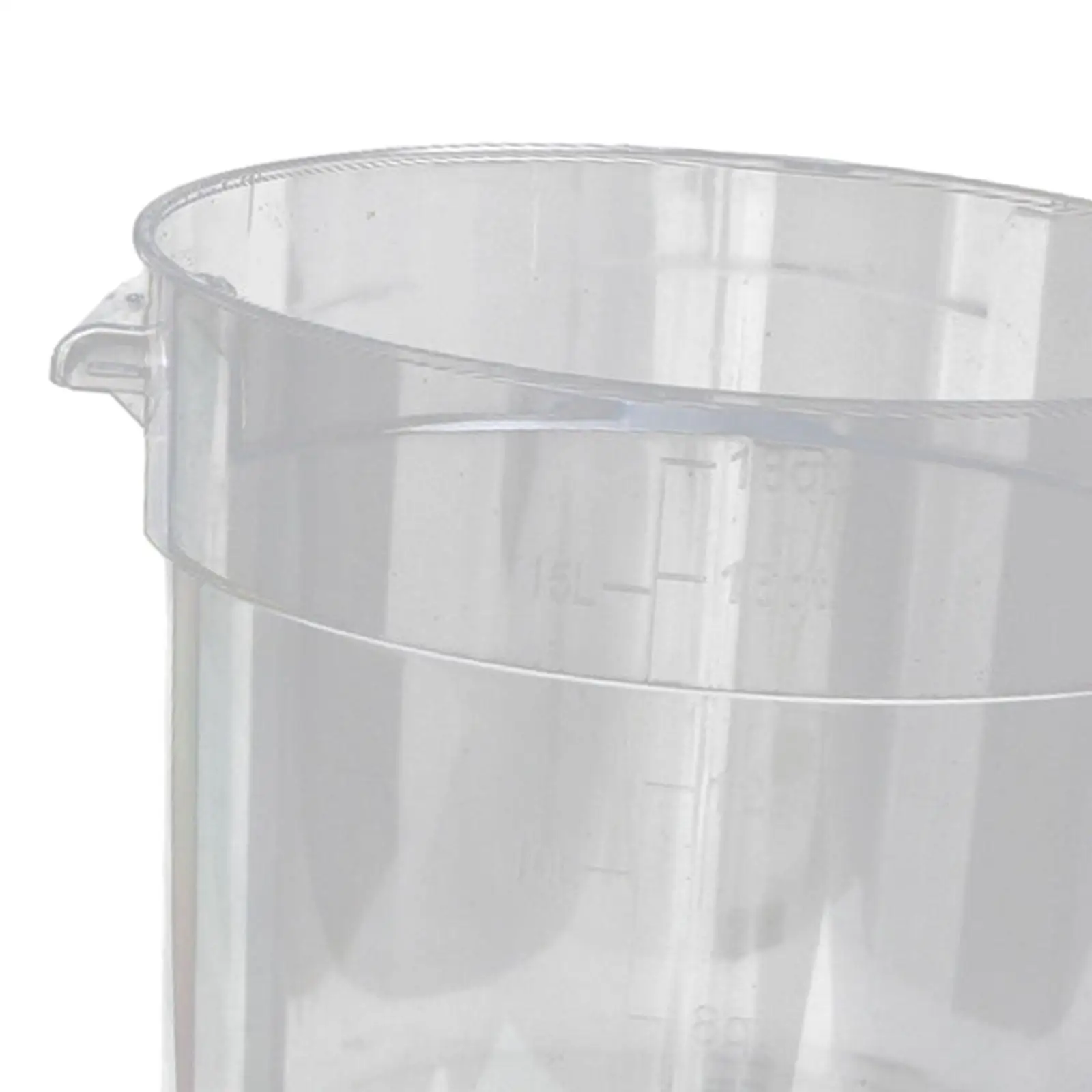 Transparent Car Wash Bucket Water Storage Household Sturdy Multipurpose