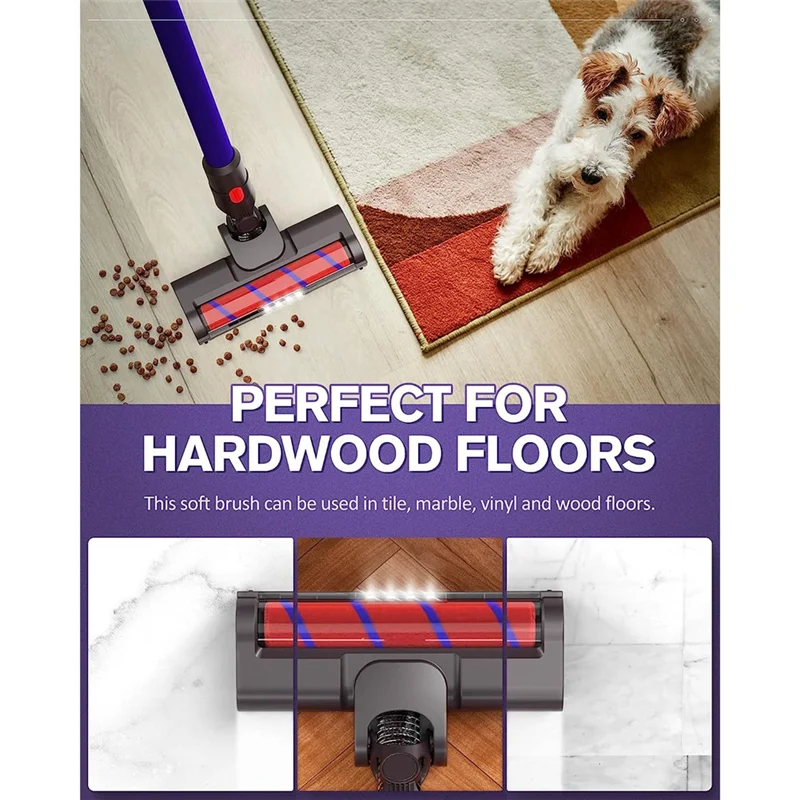 Насадка-щетка для пылесоса Dyson V7 V8 V10 V11 V15 сменные детали насадка-щетка пола