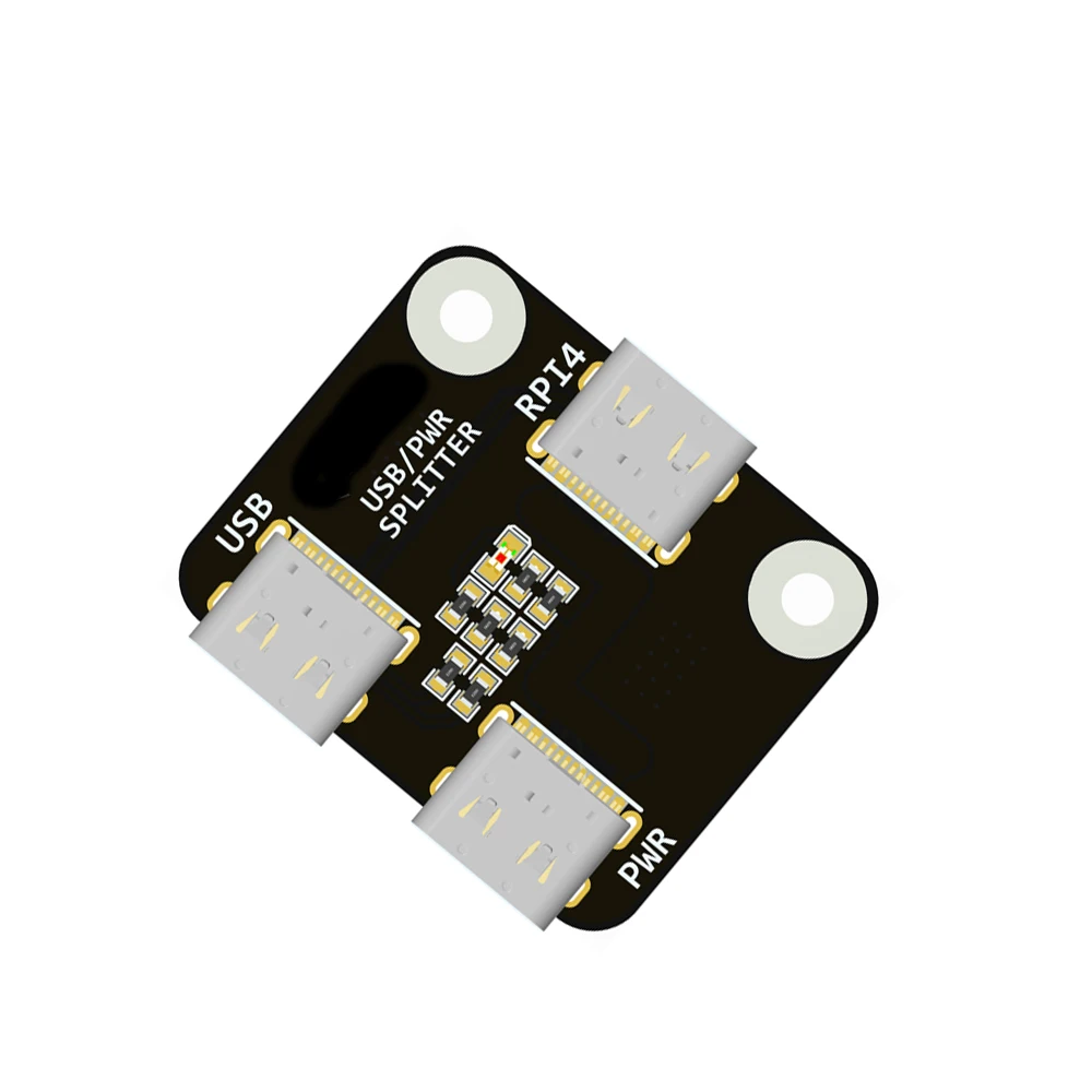 USB-разветвитель 3*2 5 см CM4 для Raspberry Pikvm HDMI CSI KVM IP Pi ATX компактный размер и удобство