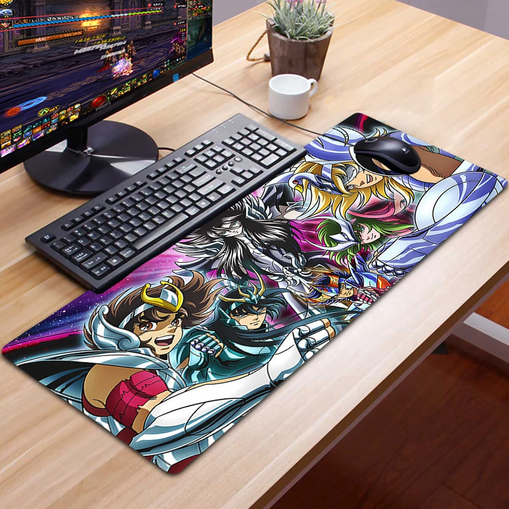 Коврик для мыши Saint Seiya XL, игровые аксессуары, 90X3 0, коврик для мыши, игровые коврики для мыши, коврик для мыши 30X60, коврик для мыши 25x29