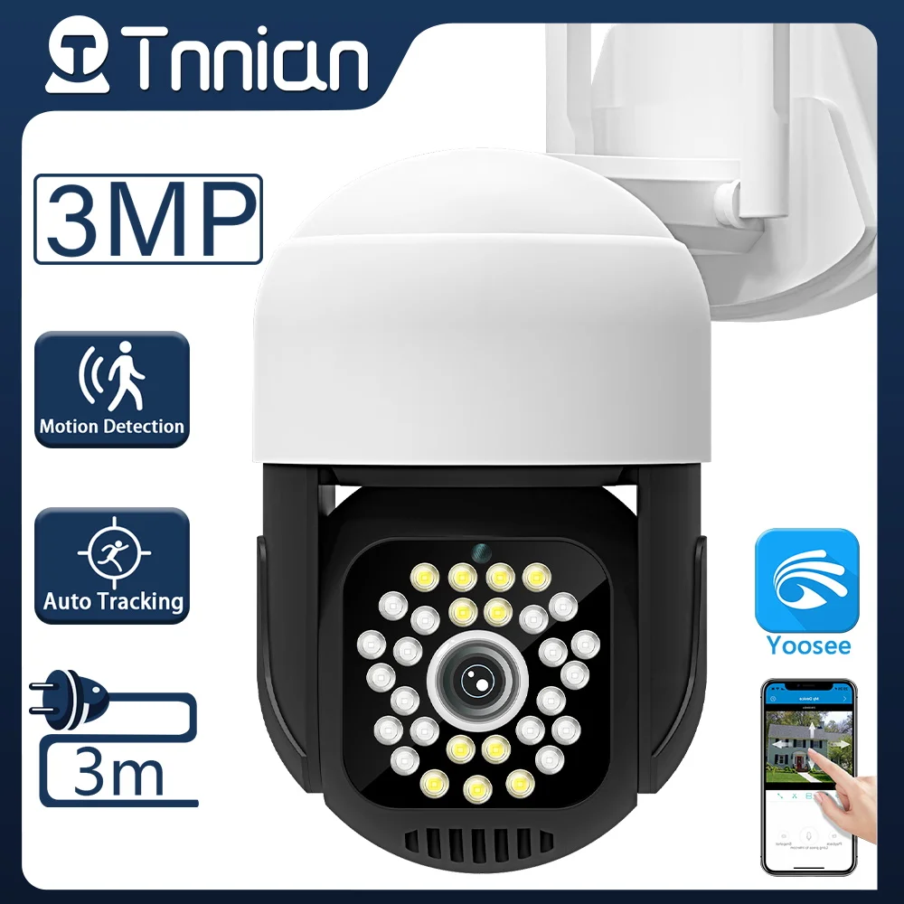 

5MP PTZ Wifi Camera IP Outdoor Waterproof Motion Detection Audio 3MP IP Camera Color Night Vision CCTV Security CCTV WiFi Camera