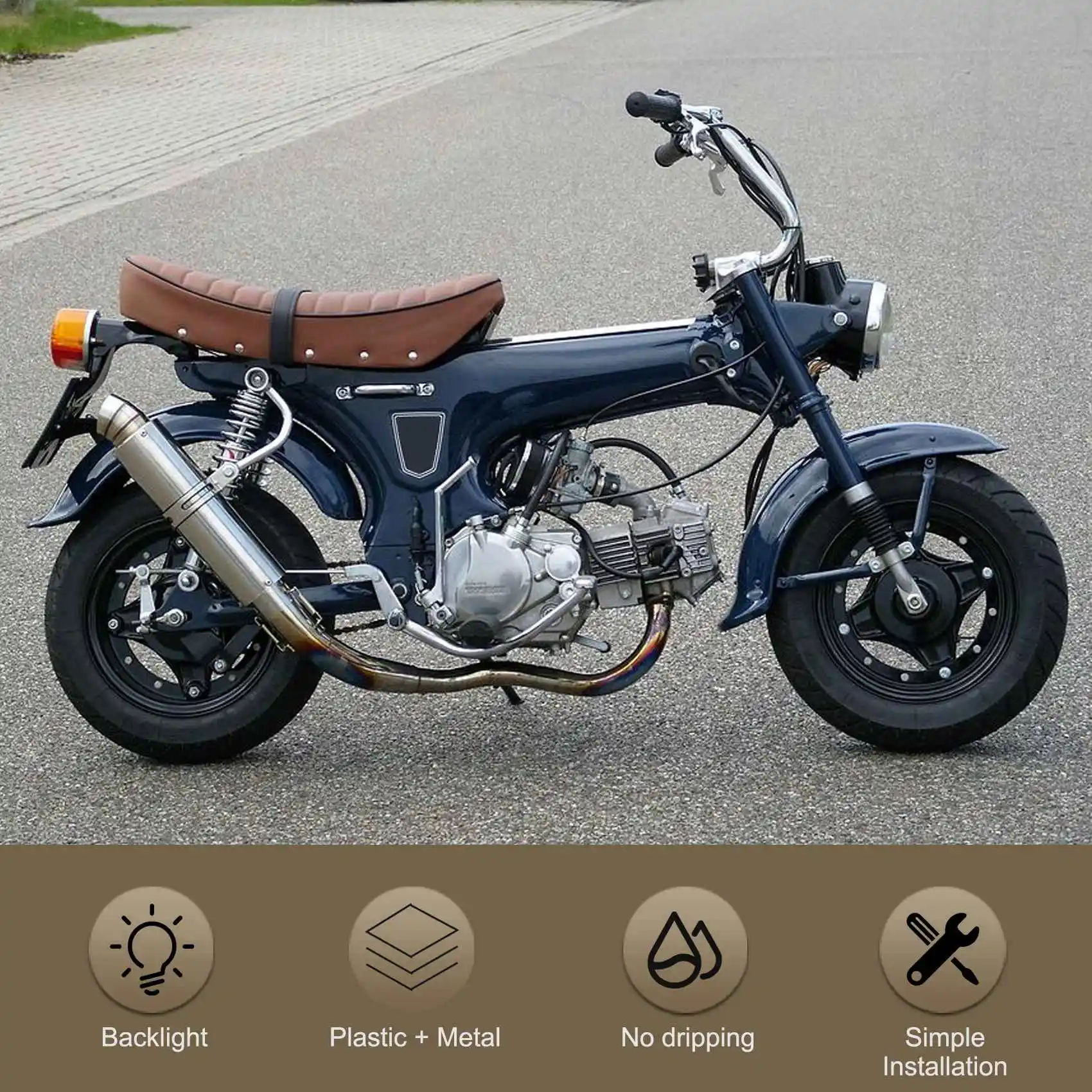 

Задняя подсветка для мотоцикла, инструмент для винтажной Honda DAX 70 Jialing70