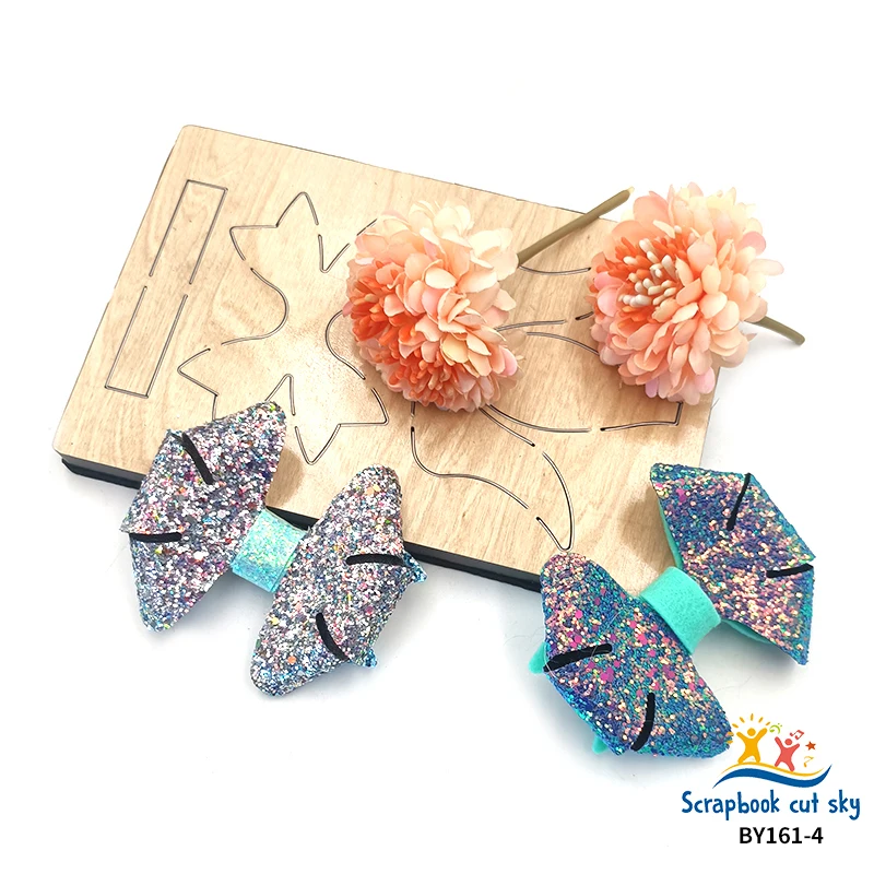 

Bow Hair Accessories DIY BY161 Muyu Wooden Mold Scrapbook Cutting Dies Suitable For Market General Machines