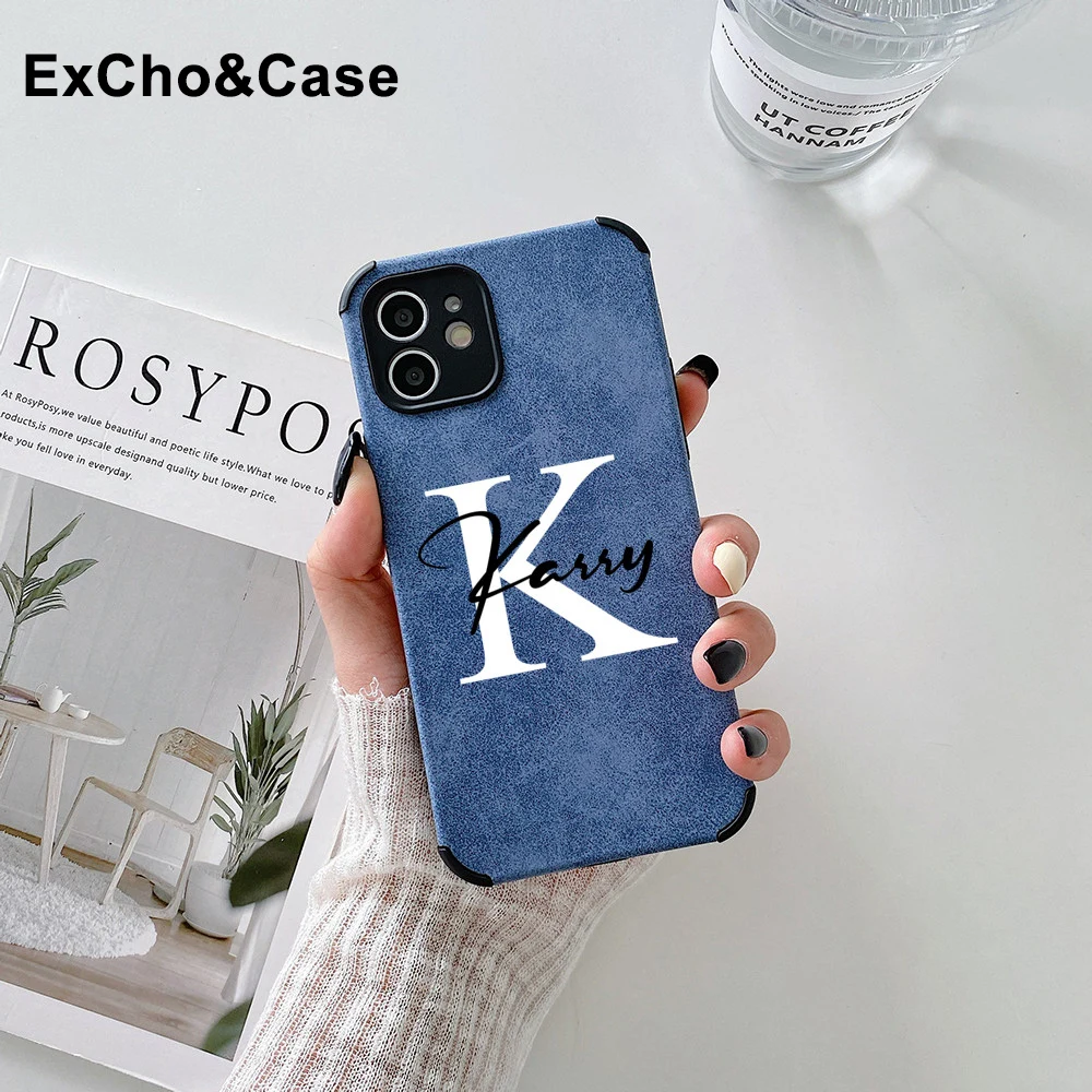Индивидуальный Оригинальный чехол с именем на заказ в Корейском стиле ins для