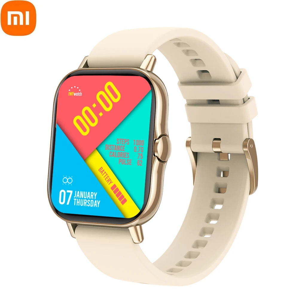 

Смарт-часы Xiaomi для Xiaomi Apple Phone IOS, умные часы для мужчин, Смарт-часы с функцией ответа на звонки, мужские и женские умные часы с полной сенсорно...
