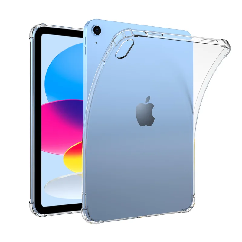 TPU Clear Case for iPad Pro 11 12.9 Case 2022 Flexible Bumper TPU Back Cover for iPad Pro 12 9 2021 2020 2018 2017 2015 Funda