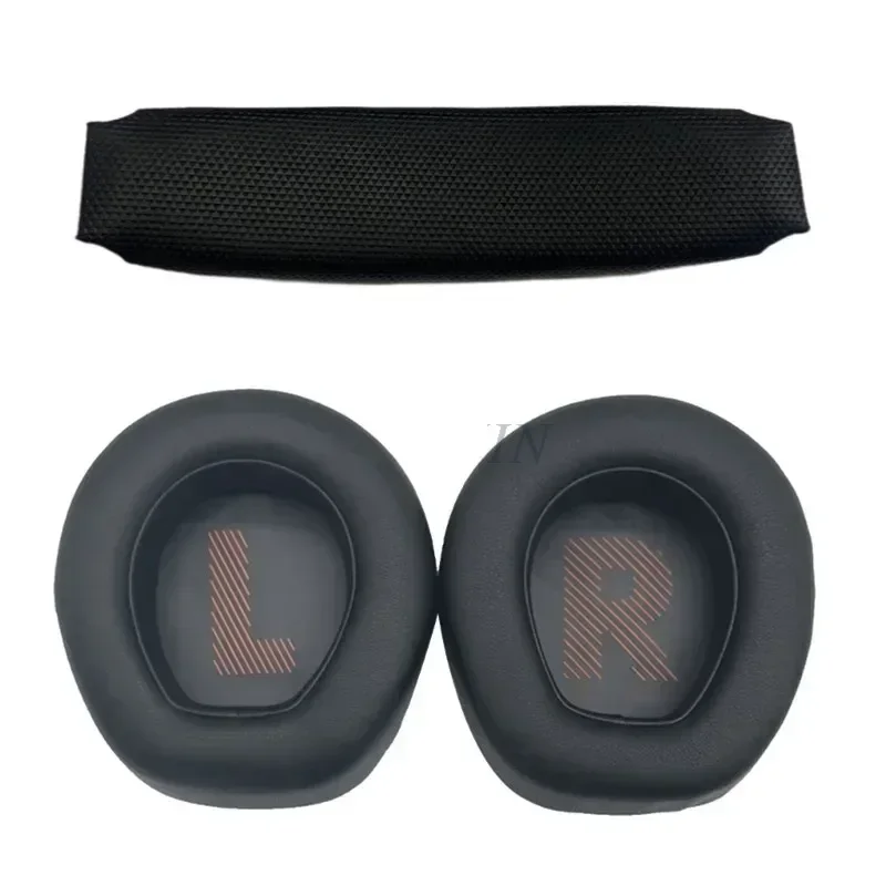 Replacement Memory Foam Leather Ear Pads Headband Suitable for JBL Quantum 200 300 Headphones Earpads Repair Parts Cover