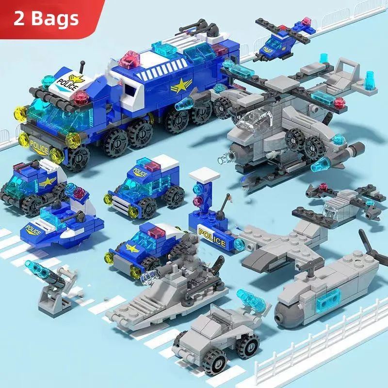 6 в 1, Детский конструктор «SWAT»