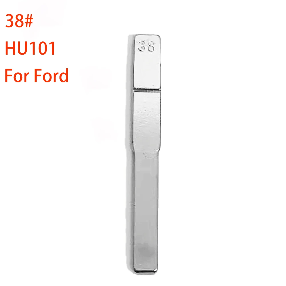 10 шт./лот 38 # KD ключ лезвие HU101 Автомобильный ключ лезвие для Ford Focus MK3 Mondeo Explorer Kuga Fiesta для KD KEYDIY VVDI Xhorse пульт дистанционного управления