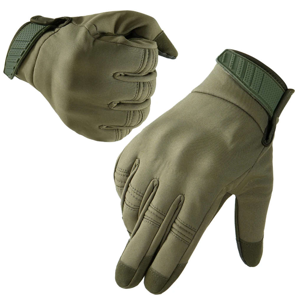 Тактические перчатки с сенсорным экраном армейские военные боевые для