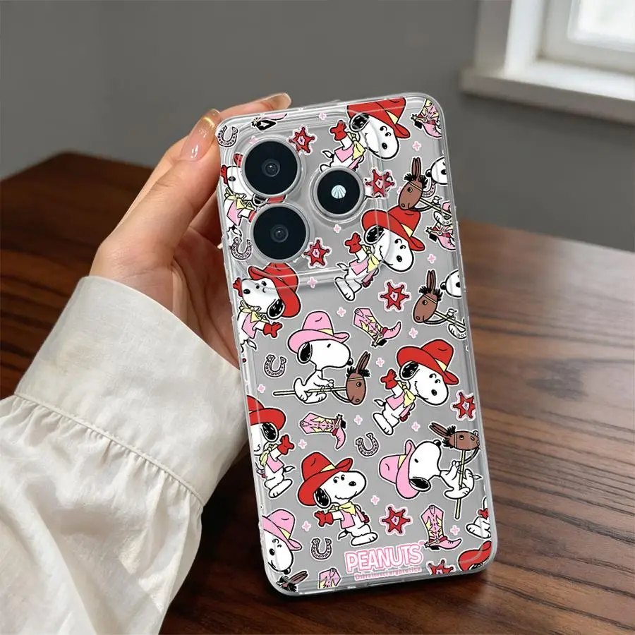 Фото Мягкий чехол для телефона Honor X7b X8 X9a 90 Lite X8b X8a X9b с милым мультяшным рисунком S-noopy №3