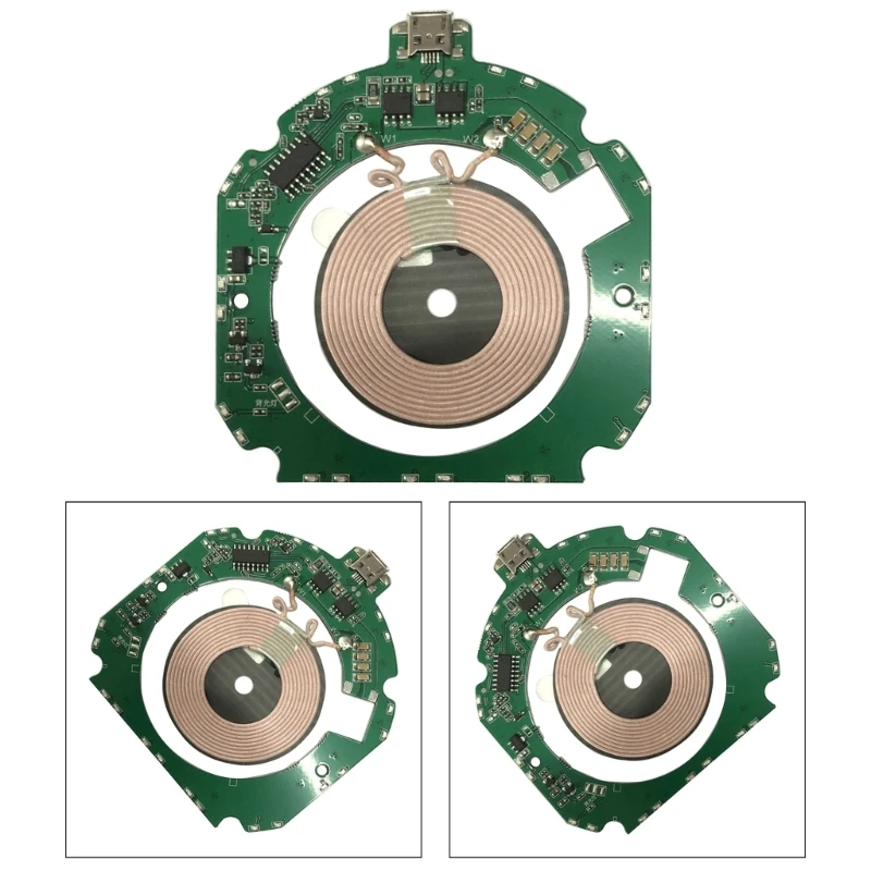 Беспроводное зарядное устройство QIFast, 10 Вт, стандартная печатная плата передатчика + Беспроводная зарядка, печатная плата DXAC «сделай сам»