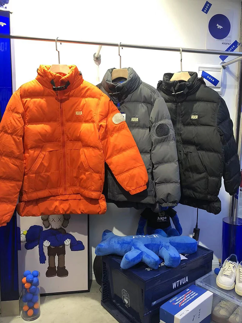 

Keep Warm ADER ERROR Shiny Down Coat Women 2021 New Winter Loose Thick Male Adererror Tide Brand Jacket
