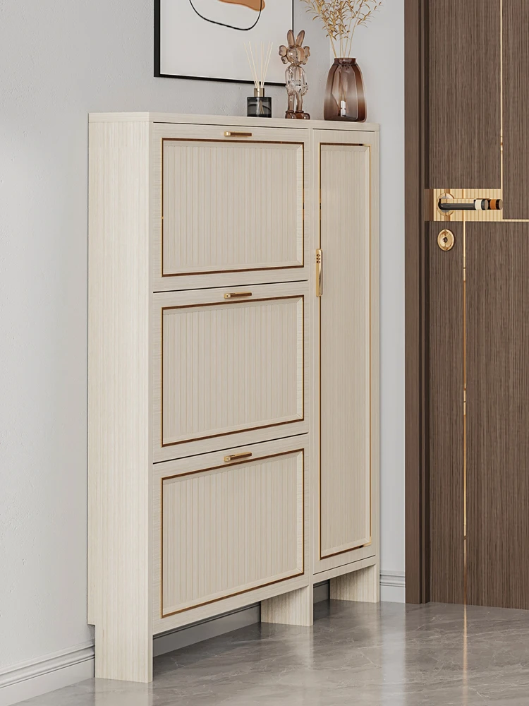 

Xl Ultra-Thin Aluminum Alloy Tilting Shoe Cabinet Outdoor Waterproof and Sun Protection Storage Cabinet Locker