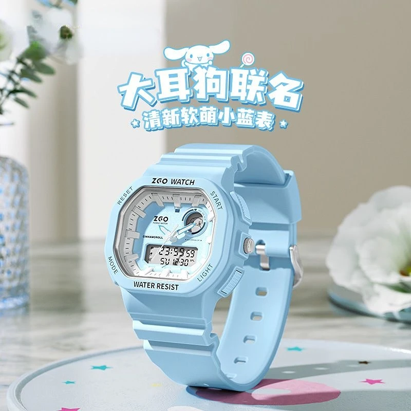 

Kawaii Sanrioed Anime Cartoon series Cinnamonll children's watch female student sports niche 2022 new birthday gift girl heart