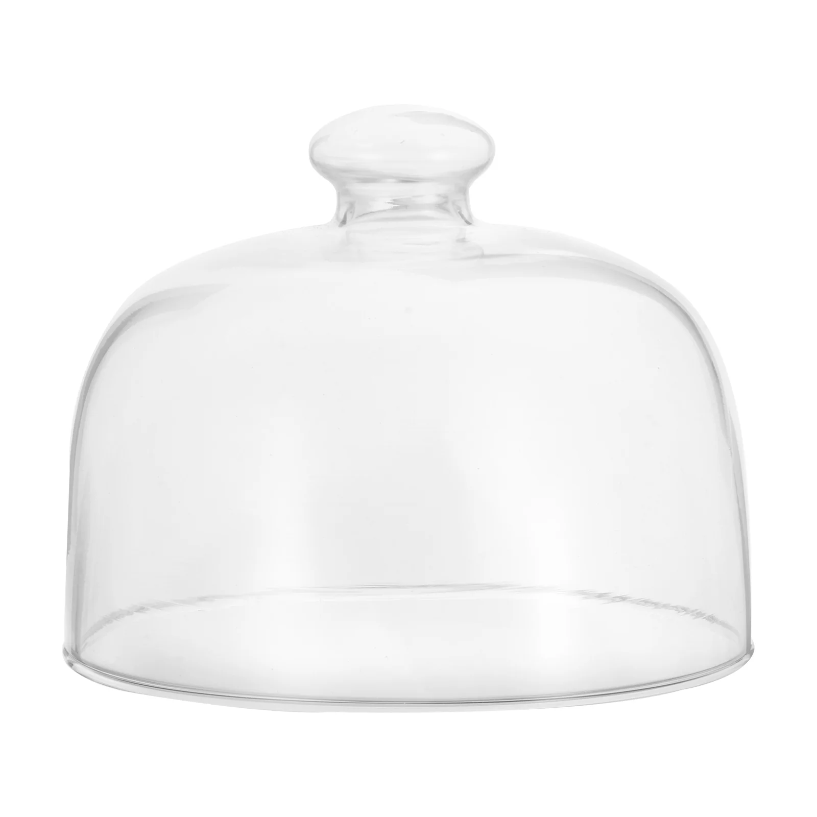 

1Pc Cake Dust-proof Glass Cover Home Dessert Protective Cover Display Cover