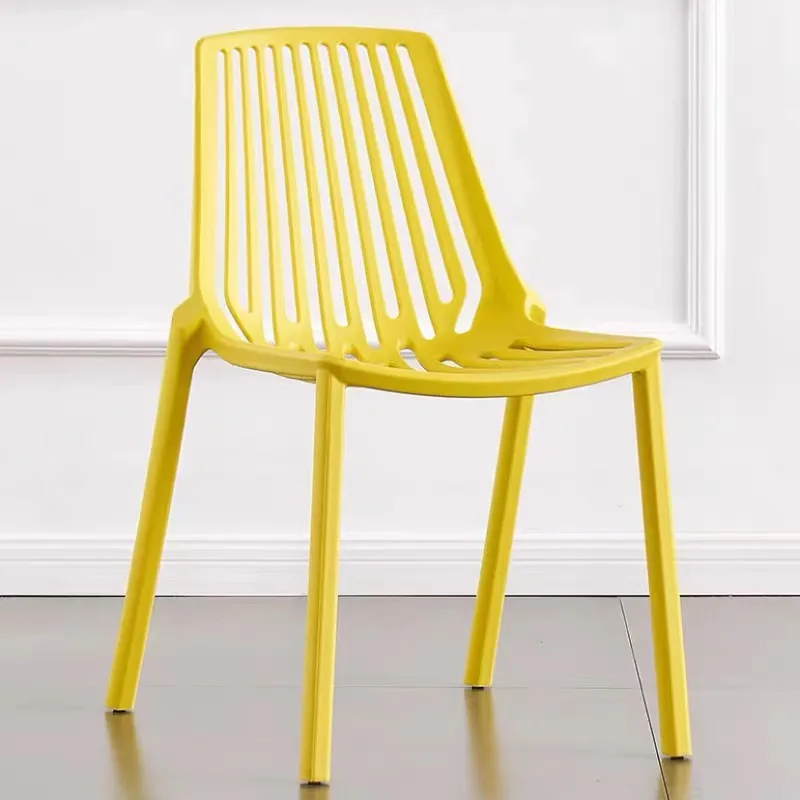 

Пластиковый обеденный стул в скандинавском стиле, современное простое удобное семейное кресло со спинкой для макияжа, стулья, мебель для ре...