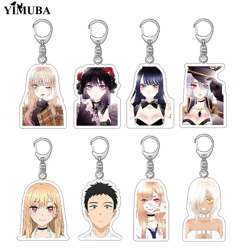 Брелок для ключей с мотивом аниме Мой наряд модный акриловый кулон фигурками
