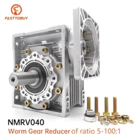 ratio 51 to 1001 worm gear reducer nmrv040 with 1114mm input and 18 output nema24323436 for motor