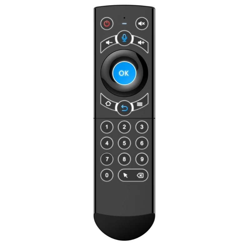 

UpgradedLCD/LED Voice Gyroscope Remote Control G21 2. for Smart Controller Portable Projector Controller Drop Shipping