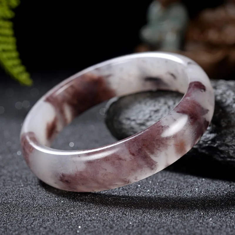 

Natural Jade Bangle Bracelet Hand-Carved Fine Charm Jewellery Fashion Accessories for Men Women Round Bangle for Friend