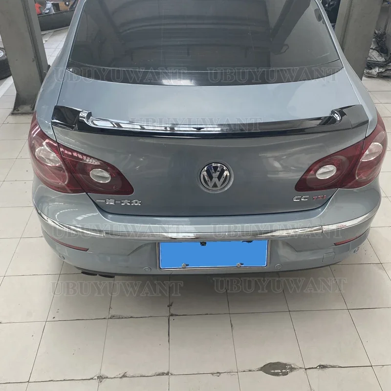 Для Volkswagen Passat CC 2009-2018 АБС-пластик углеродное волокно вид R хвостовое крыло задний