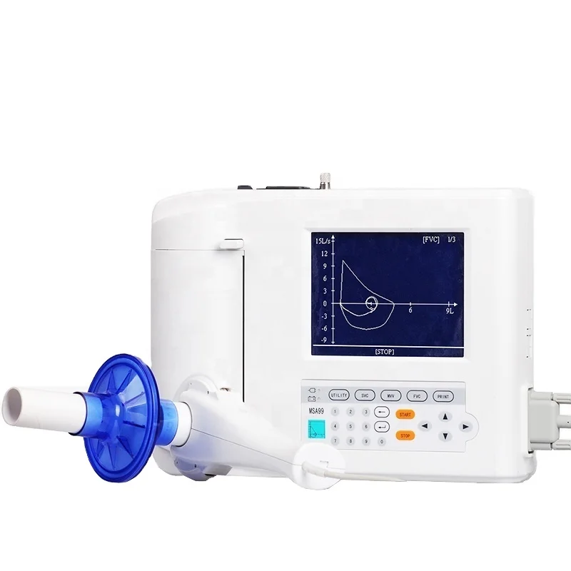 

Hospital Clinic spirometry Handheld Electronic Spirometer Lung Tester Portable Spirometer