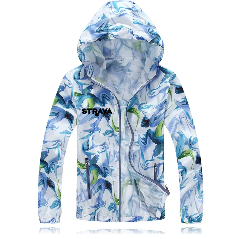 Ветровка мужская для бега велосипедная куртка унисекс с защитой от уф летняя