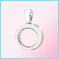 100% 925 Sterling Silver Floating Locket Small Size Charm DIY Fashion Women Necklace Factory Wholesale Free Shipping