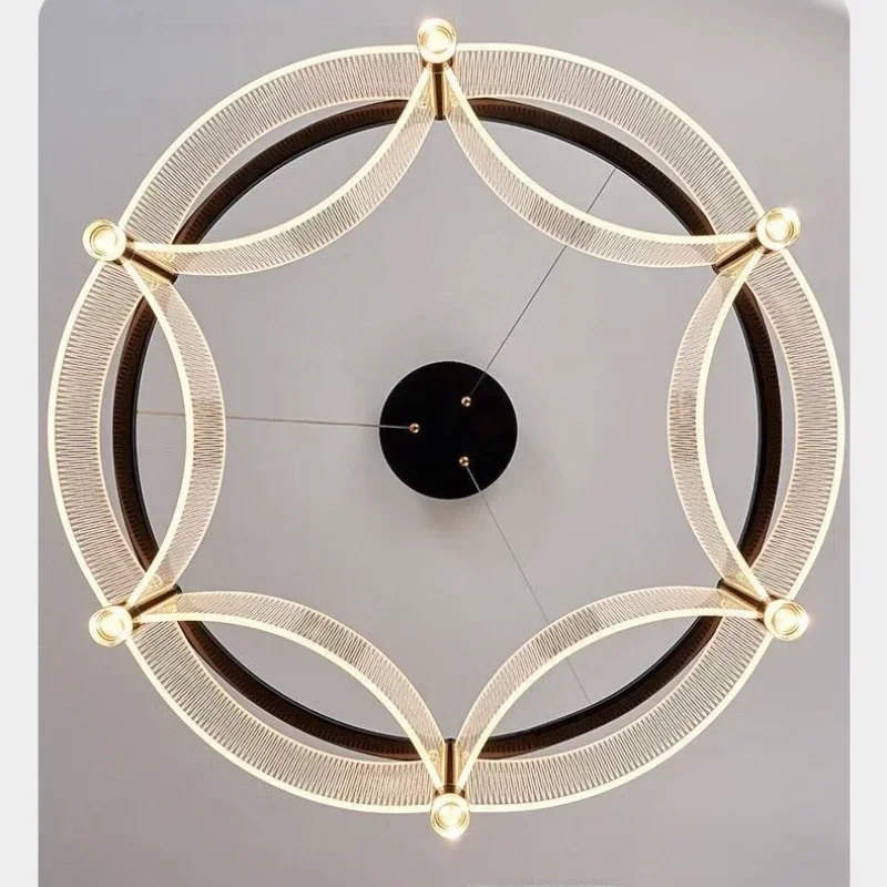 Современный минималистичный подвесной светильник круглый стеклянный с