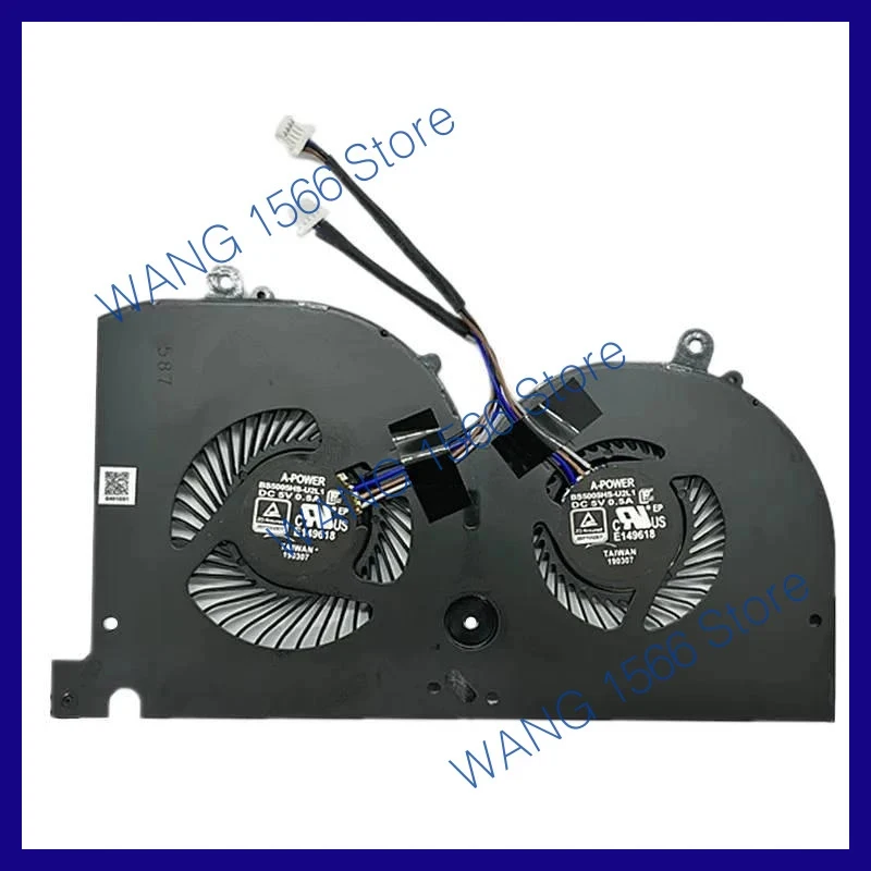 Фото Новый вентилятор охлаждения CPU/GPU ZJ для MSI GS75 P75 MS-17G1 MS-17G2 BS5005HS-U3I BS5005HS-U3J №3