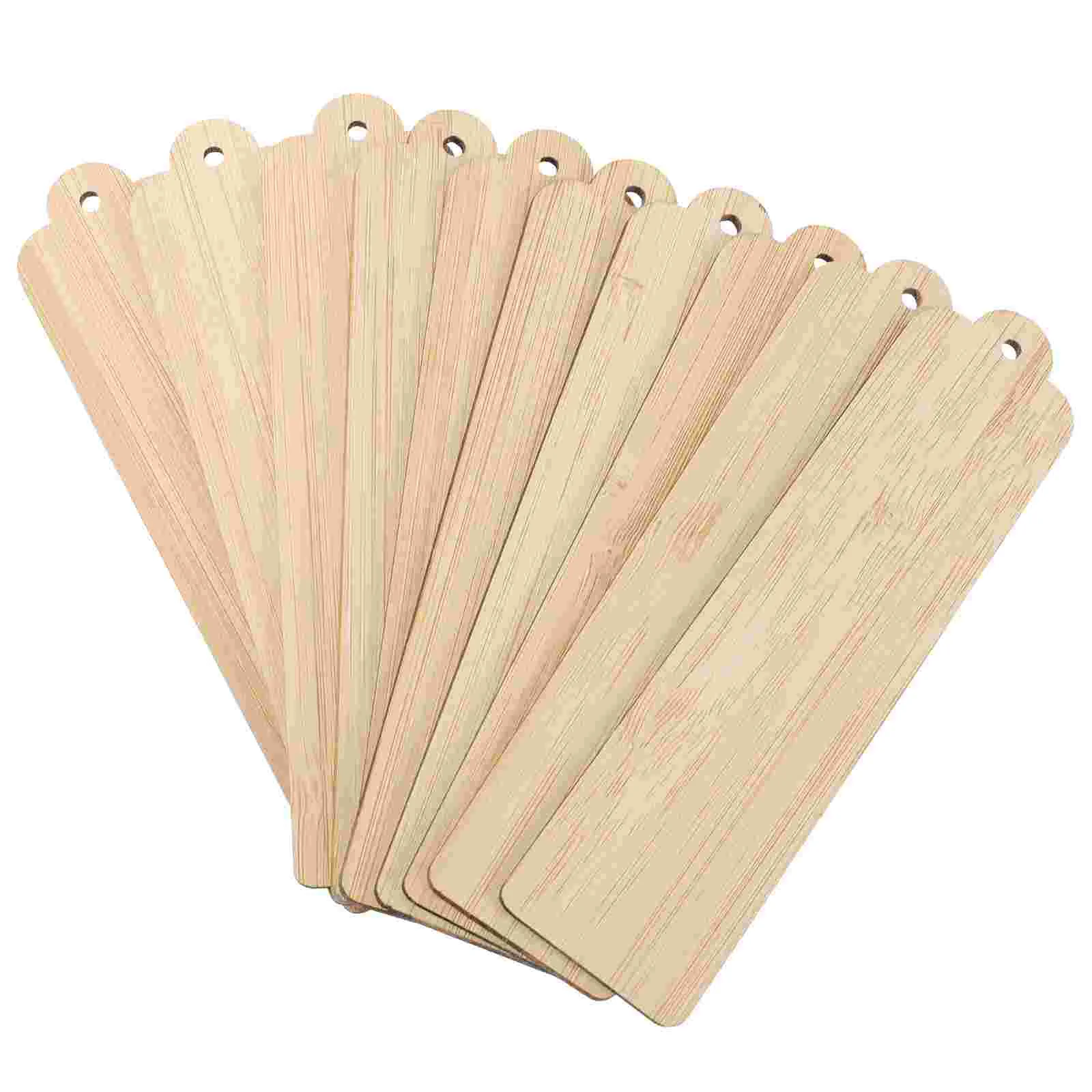 

10 Pcs Classic Bookmark Wooden DIY Blank Bookmark Wood Bookmark Vintage Bookmarks Diy Tags Unfinished Wood Tags Woodsy Decor