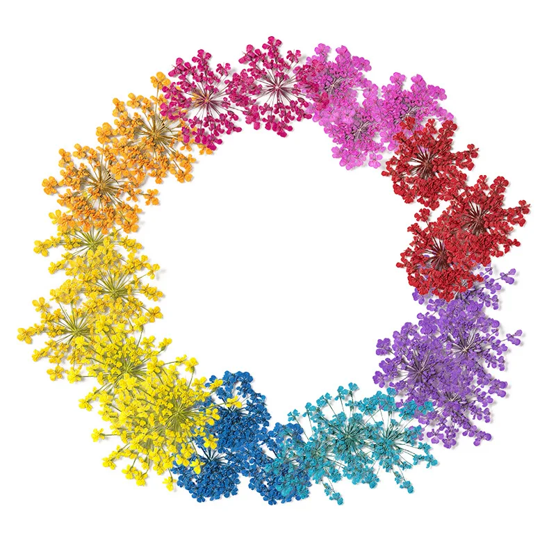 24 шт./1 5-2 5 см натуральный Снежный бисер прессованный лепесток цветов капельная