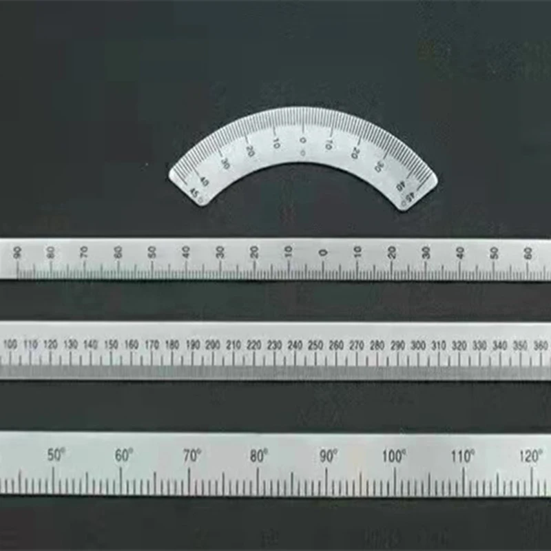 

CNC Milling Machine Scale Turret Milling Scale 90 180 500mm Bed Scale 45 ° Arc Arc Angle Scale