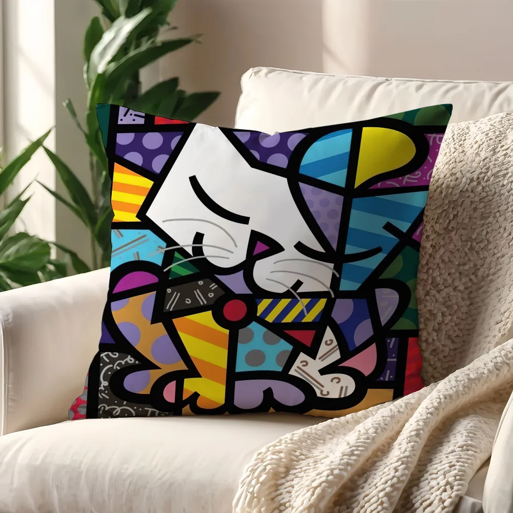 

R-Romero Art B-Britto иллюстрация наволочка наволочка украшение комнаты домашний диван гостиная офис автомобиль скандинавская простота