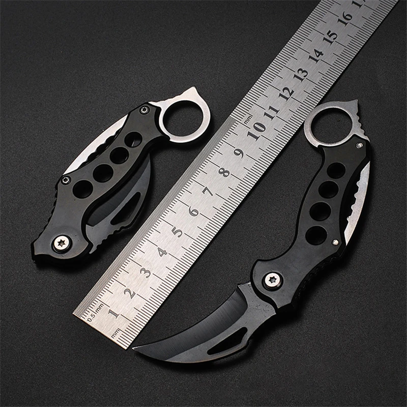 

Outdoor Folding Knife Mini Multifunctional Zipper Knife Utility knife Outdoor Survival EDC Gadget Keychain Pendant Pocket Knife