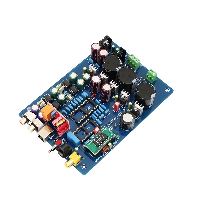 Фото Собранная HiFi CS8412+ NE5534 TDA1541 USB ЦАП Оптоволоконная коаксиальная плата декодирования №1
