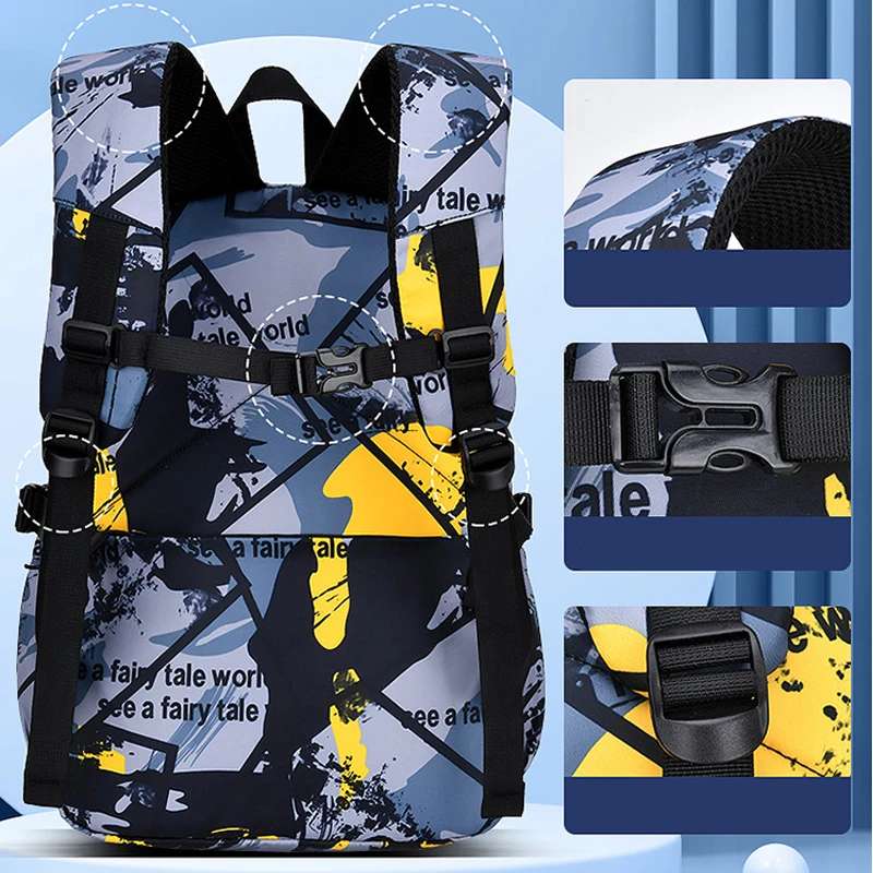 Fashion Backpack Children School Bags for Teenagers Girls Boys Waterproof Kids Students Primary School Backpack mochila infantil