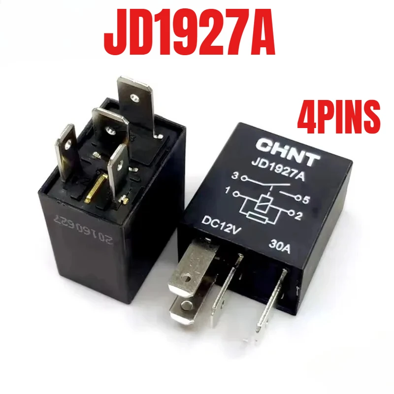 Фото Новые автомобильные реле Chint (5 шт./лот) JD1926A, 1927, 2926, 2927, 12В, 24В, 4-контактные, 5-контактные, для масляного насоса и вентилятора кондиционера №3