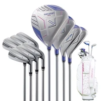 maruman sg golf womens clubs full set graphite shaft 11pcs set 4 wood 6 irons 1 putter and bag