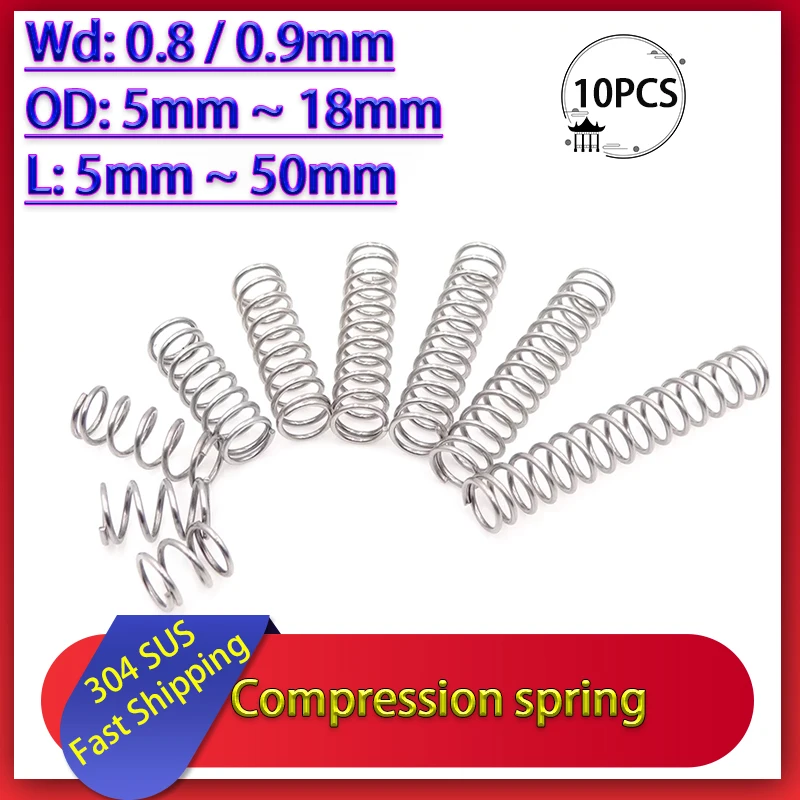 Компрессионная пружина Y-типа для ротора диаметр проволоки 0 8 мм 9 из нержавеющей