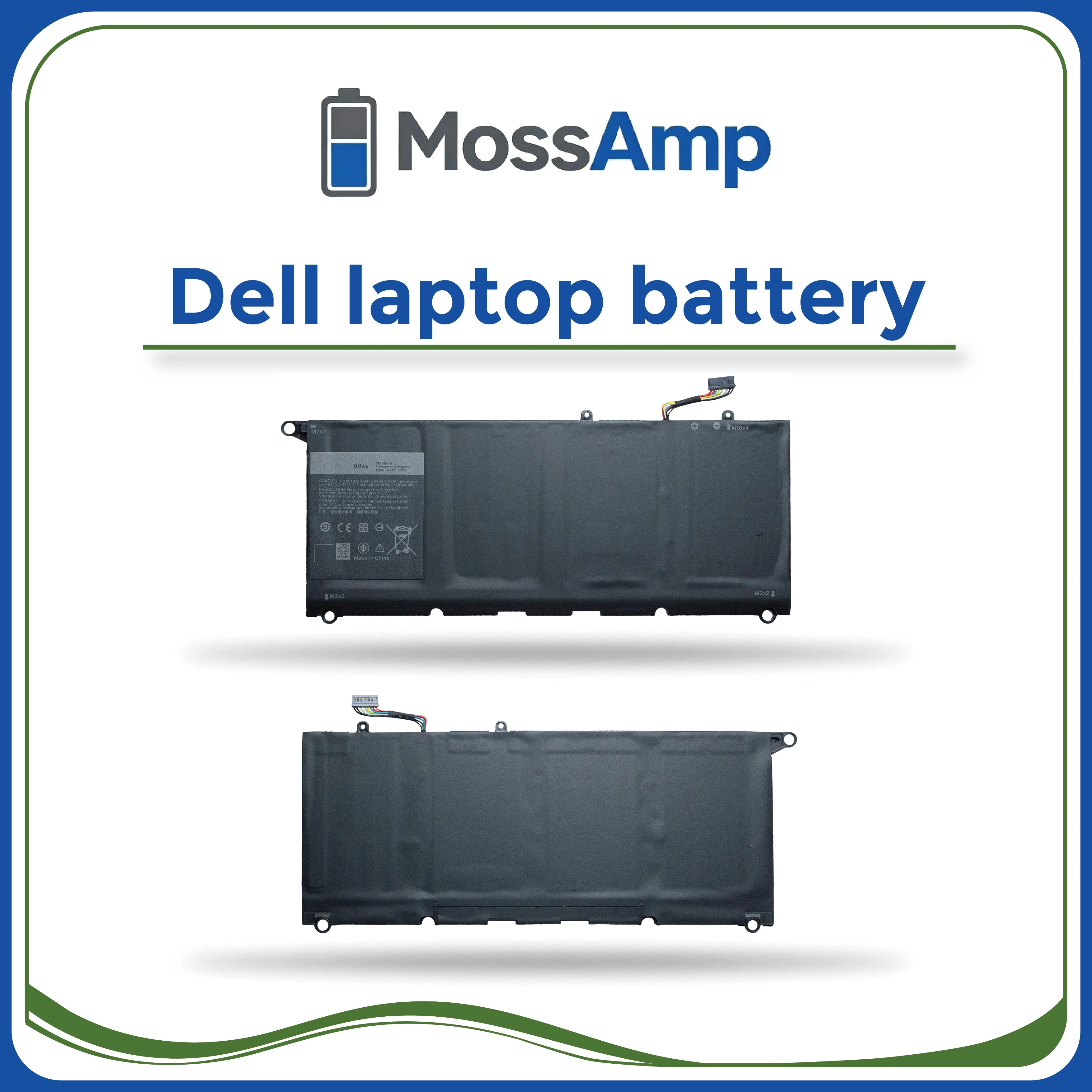 Фото Аккумулятор для ноутбука MossAmp 7.6V 60WH PW23Y для XPS 13 9360 P54G002 TP1GT RNP72 0RNP72 0TP1GT №3