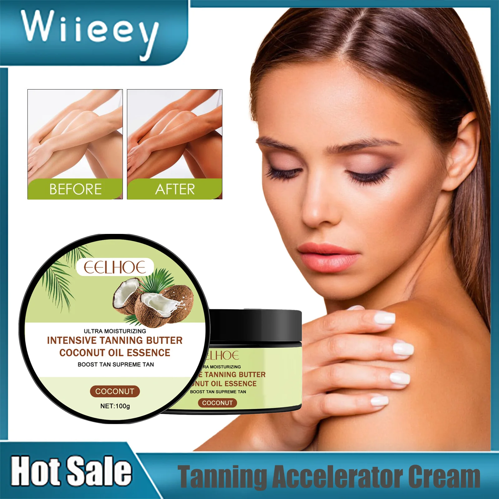 

Tan Accelerator Cream Sunbathe Intensive Tanner Lotion Body Moisturize Bronzer Beach Brown Sunless Sexy Quick Self Tanning Cream